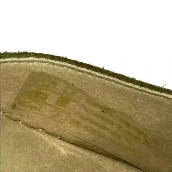 Espadrij l'originale Women Suede Green Jute Heels Ankle Strap Platform Sz 40/ 10 - Picture 11 of 16